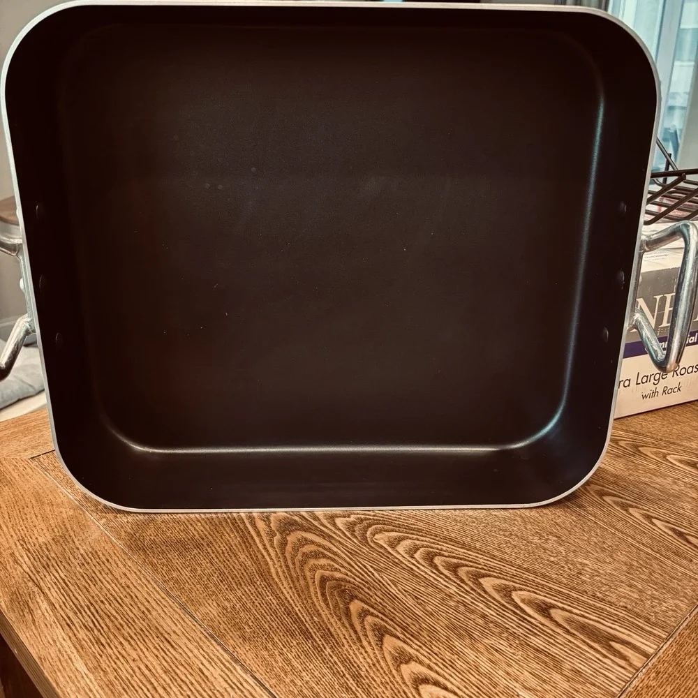 Oneida Ex Large Roast Pan W/ Rack NSF  Professional 20-25lb Turkey